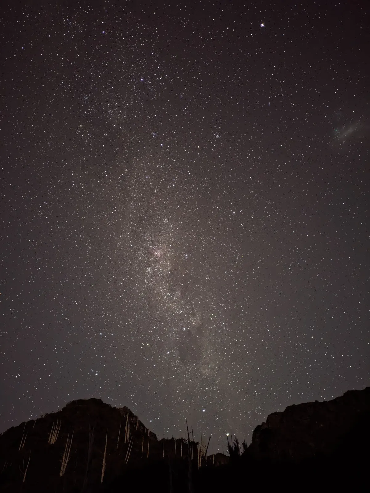 Ciel nocturne depuis le lac Tahune