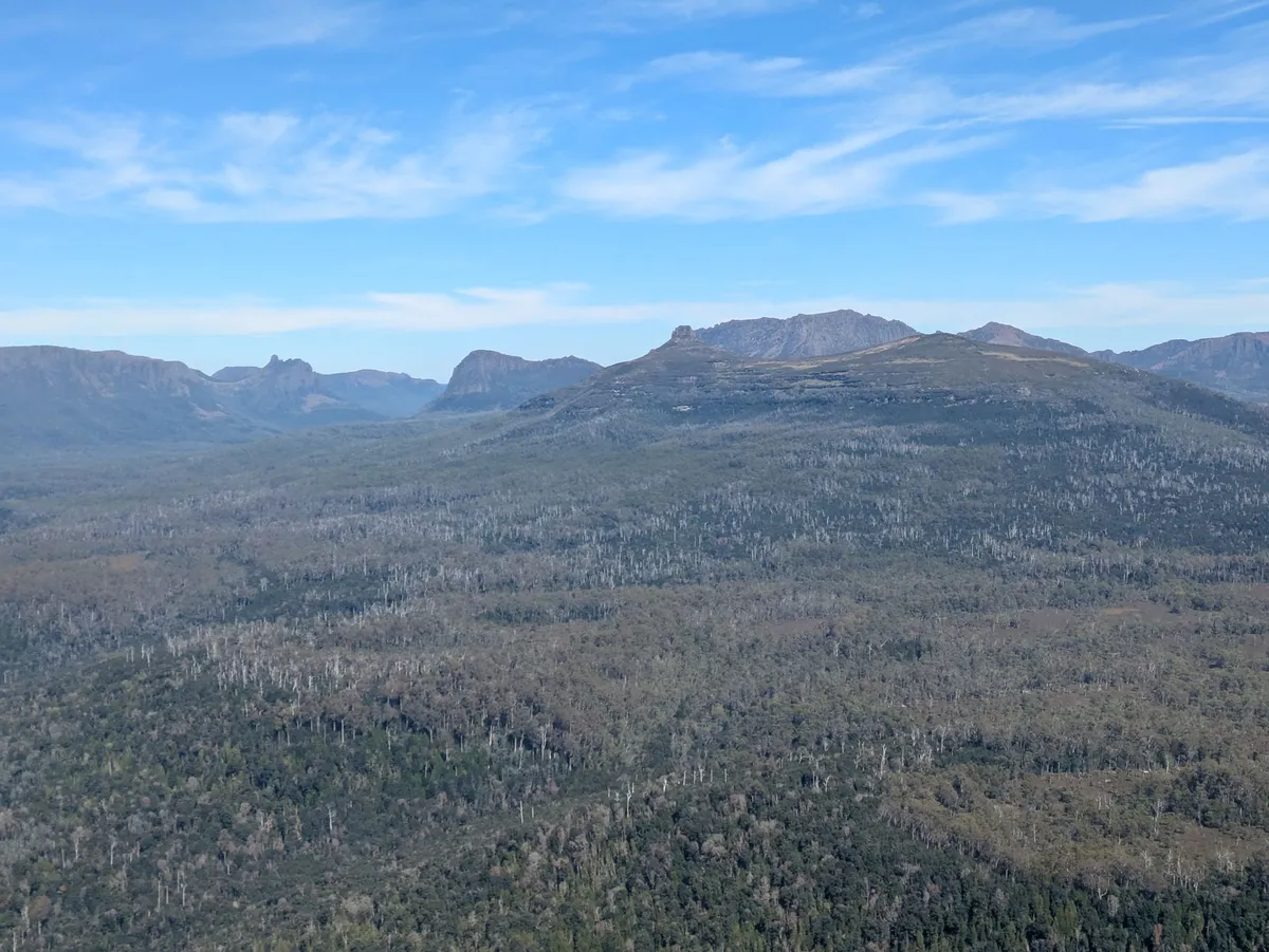 Ossa depuis Mount Pillinger