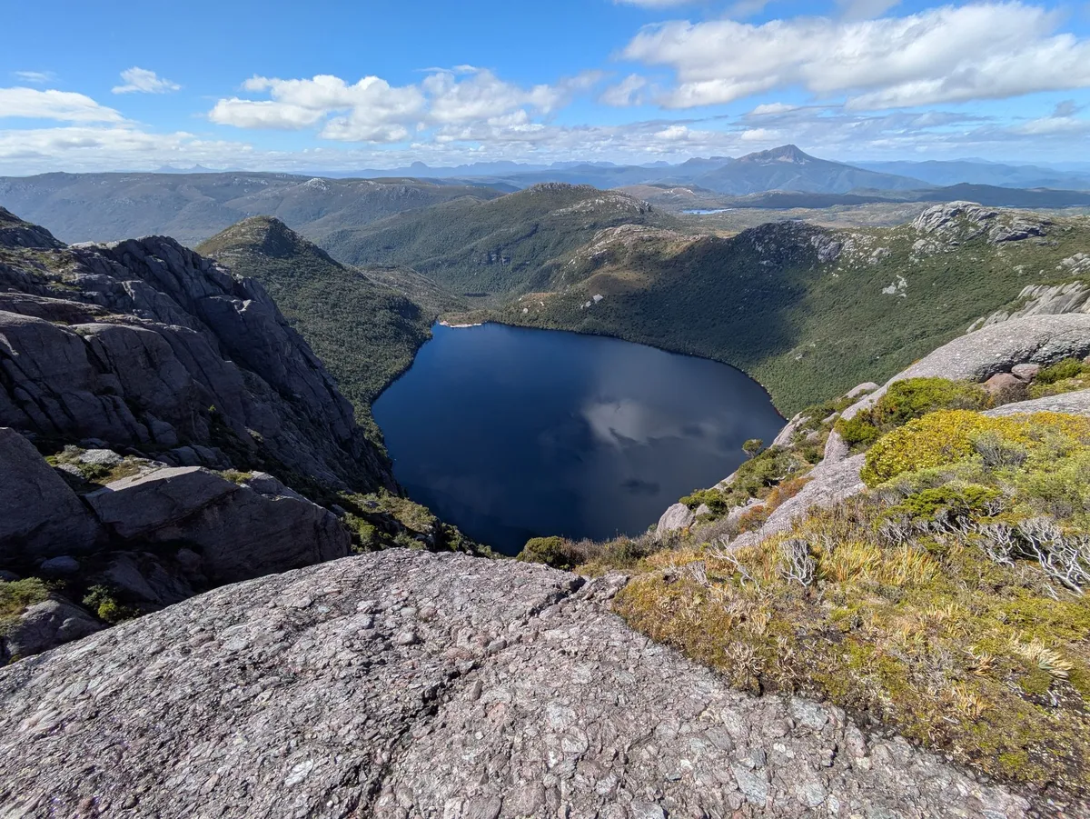 Vue sur le lac Huntley