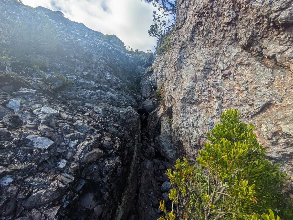 Vallon raide et technique