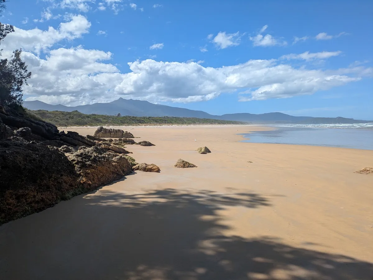 Arrivée sur Prion Beach