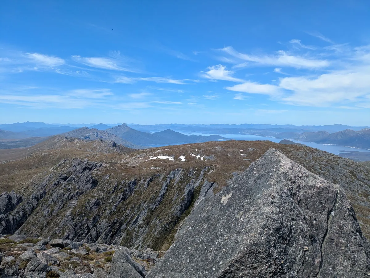 Vue sur le lac Gordon