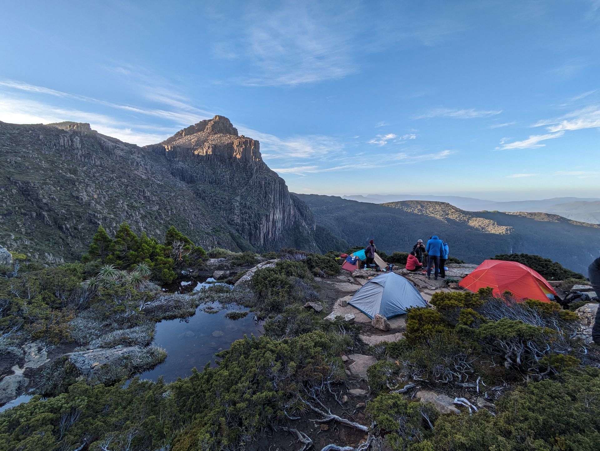 Mount Anne Circuit - Jour 1 jusque Shelf Camp